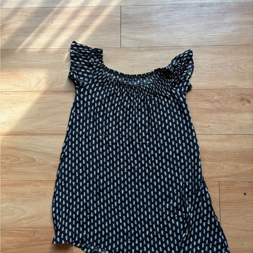 Charming Black and White Dress